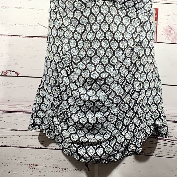 Merona Black and white mandala tankini TOP sz LG - Picture 2 of 6